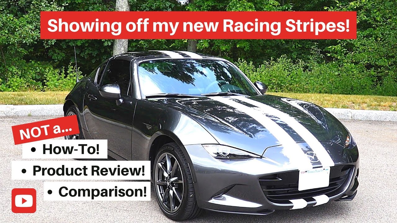 2019 Mazda MX-5 Miata RF - RACING STRIPES !