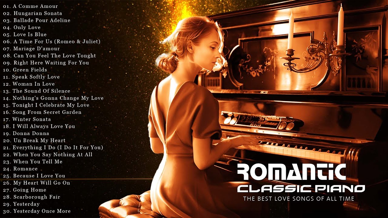 2 Hour Most Famous Classical Piano Pieces - The Romantic Classical Piano Music for Relax & Study