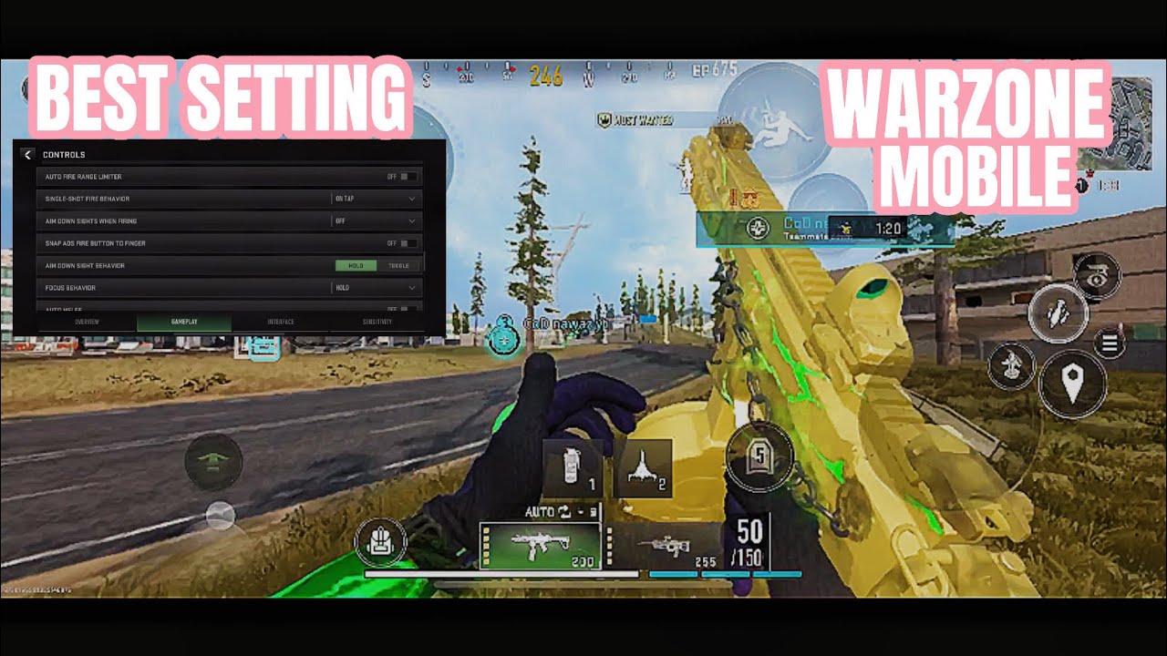 TIPS TO IMPROVE YOUR AIM AND MOVEMENT IN WARZONE MOBILE