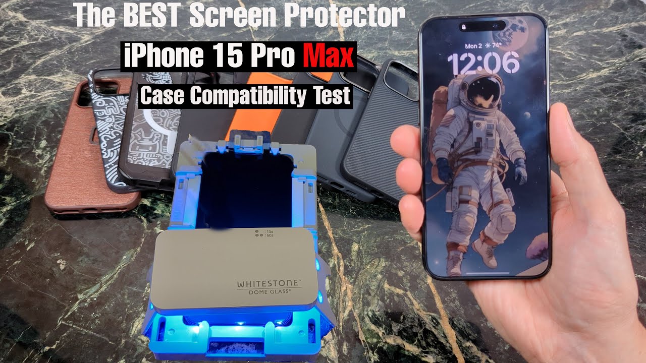 iPhone 15 Pro Max Whitestone Dome Glass Screen Protector : Time for the Best!