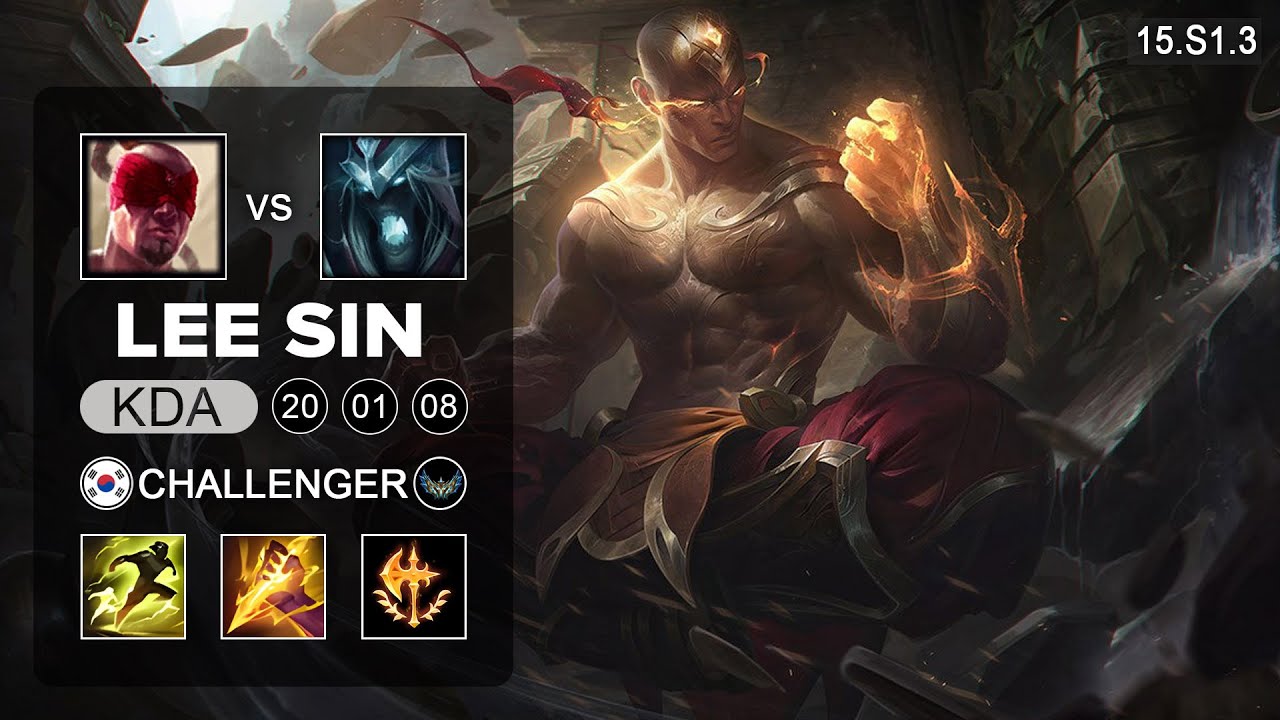 Lee Sin vs Karthus Jungle - KR Challenger - Patch 15.S1.3 Season 15