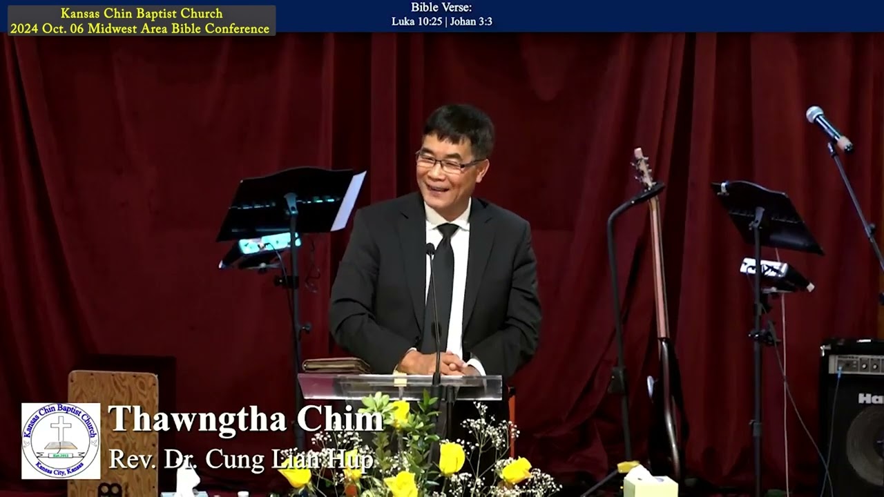 Rev. Dr. Cung Lian Hup CBCUSA ||Midwest Area Bible Conference|| Kansas CBC 2024 Oct 06 zing Pumh