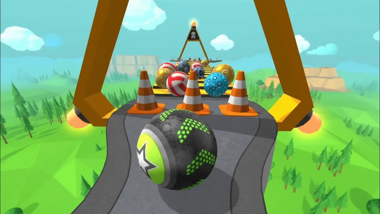 Going Balls just showing the ultimate speed of balls satisfying ASMR run gameplay 