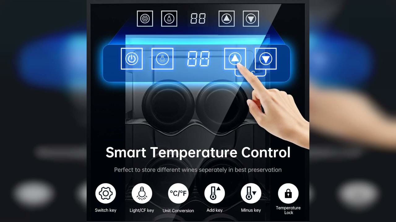 Review: KingChii 6 Bottle Thermoelectric Wine Cooler Refrigerator Advanced Cooling Technology,...