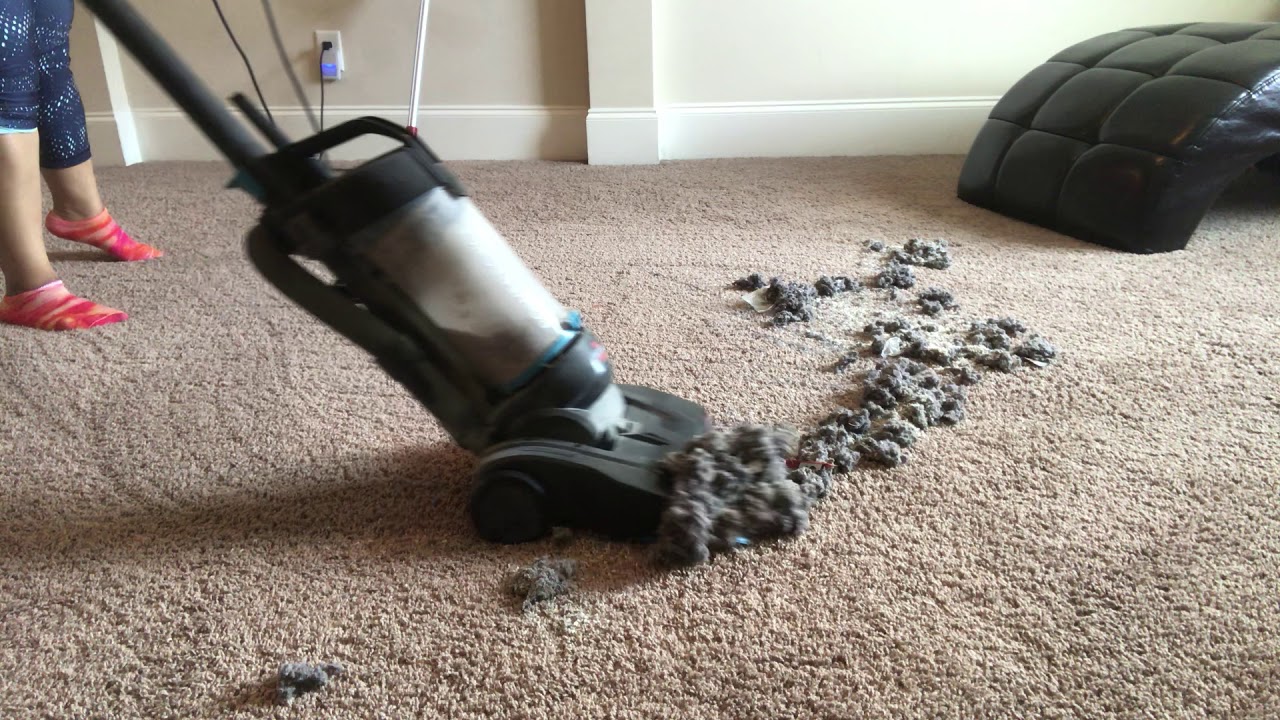 Mega mess test: dumping entire bag of filth