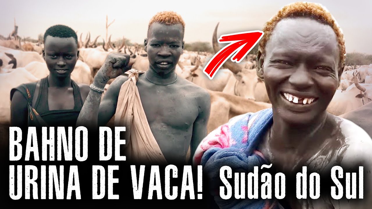 Sudão do Sul / Bebida de urina de vaca