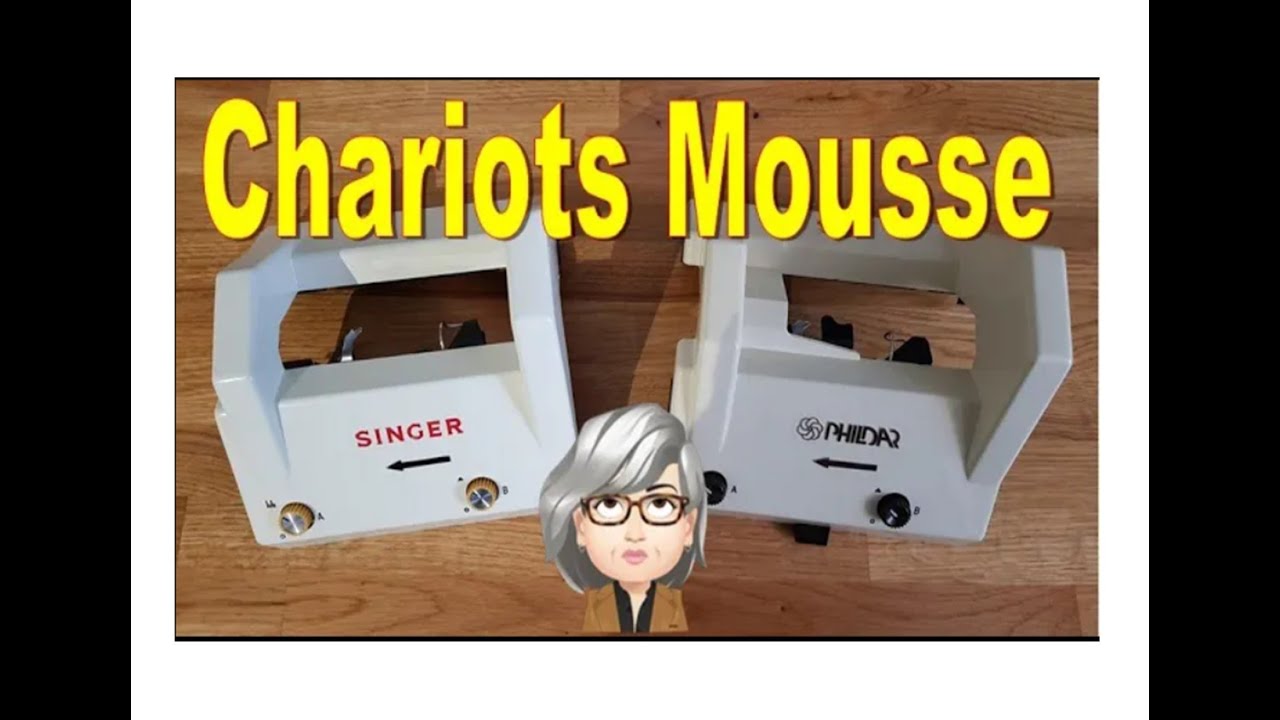 Présentation de 2 modèles de chariot mousse d'années différentes 😉