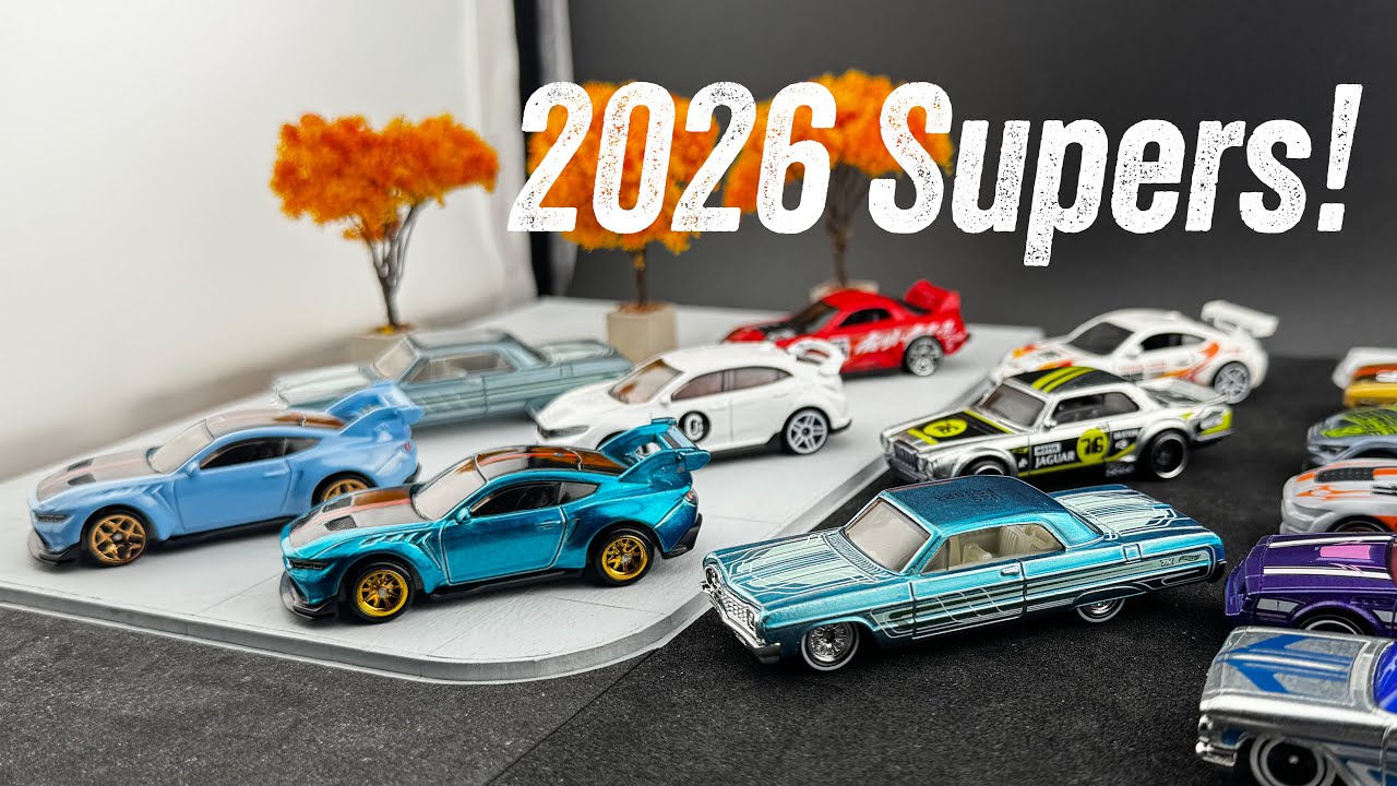Hot Wheels 2026 Sneak Peek: Supers, Zamacs & Muscle is BACK!