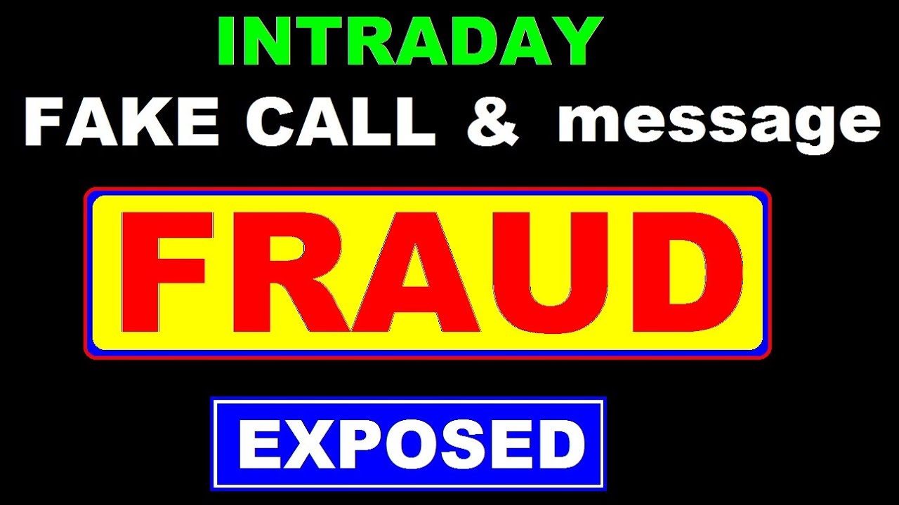 Intraday Fake call & messages ( Fraud ) ( Scam ) Exposed | stock market scams in Hindi by SMkC