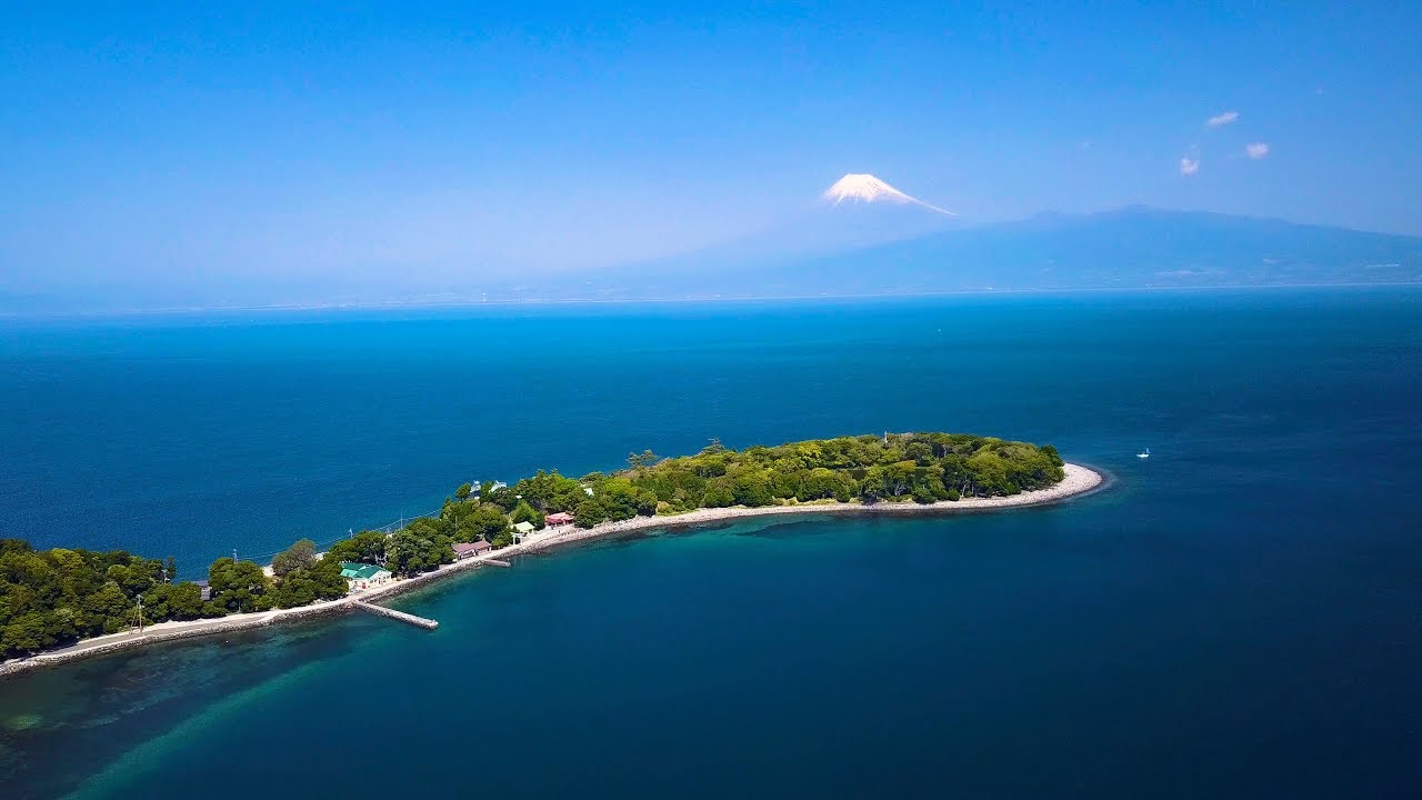 [ 4K UlHD ]絶景空撮: 富士山と伊豆半島ジオパーク IZU Peninsula UNESCO Global Geopark: AERIAL DRONE FOOTAGE