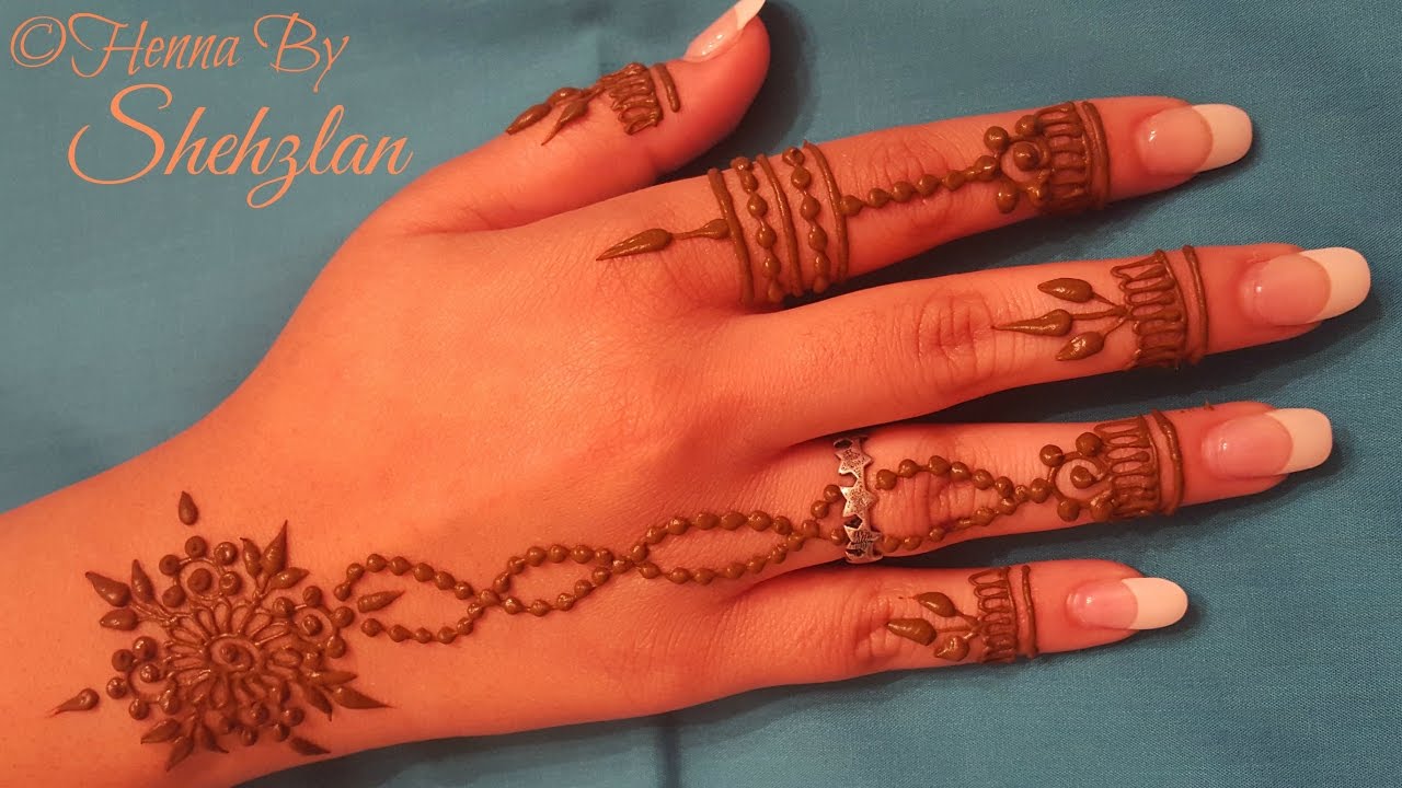 Henna By Shehzlan: How To Henna Tutorial #12 (Jewelry-Style Henna)