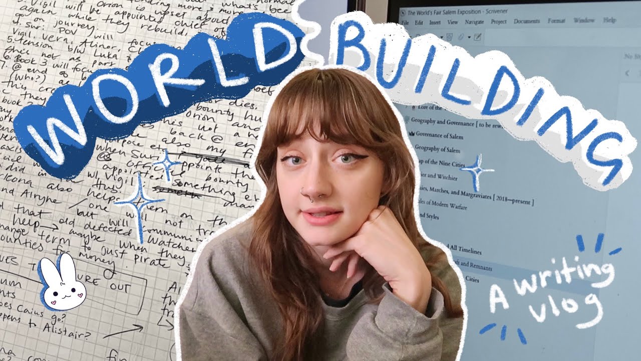 Worldbuilding & Character Struggles + Meeting Up With a Writing Friend! // Writing Vlog ♡