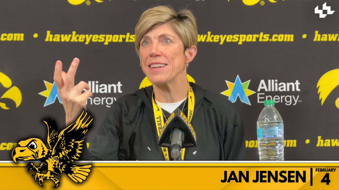 Jan Jensen | Iowa Women's Basketball | Feb. 4