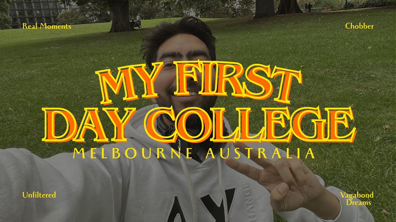 First Day of College in Australia 🇦🇺 | Australia Student Life Vlog 👨🏼‍💻