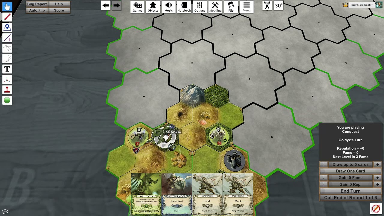 Mage Knight Board Game Solo Conquest Full Playthrough - Goldyx
