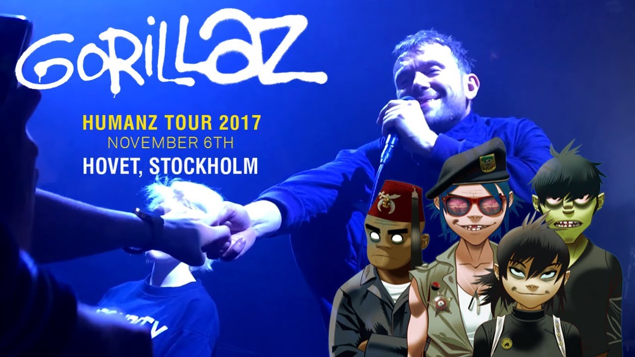 Gorillaz in Stockholm, Hovet (VLOG)