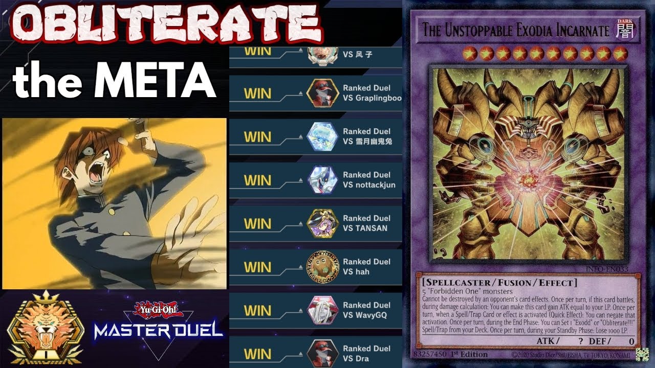 The BEST DECK in Master Duel is... EXODIA?? (I'm Serious) [Master 1]