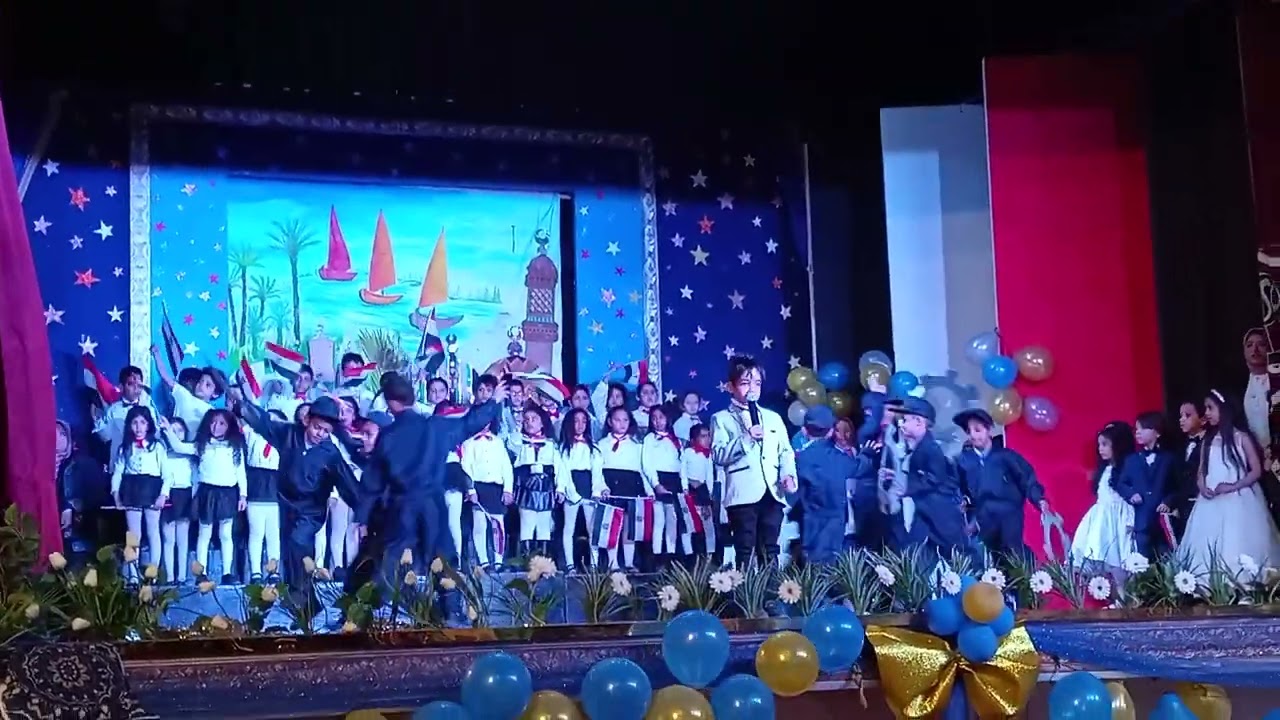 (ESC) اوبريت (تحيا مصر) مع  احلى أطفال kg2 روضه مدارس النصر 2023