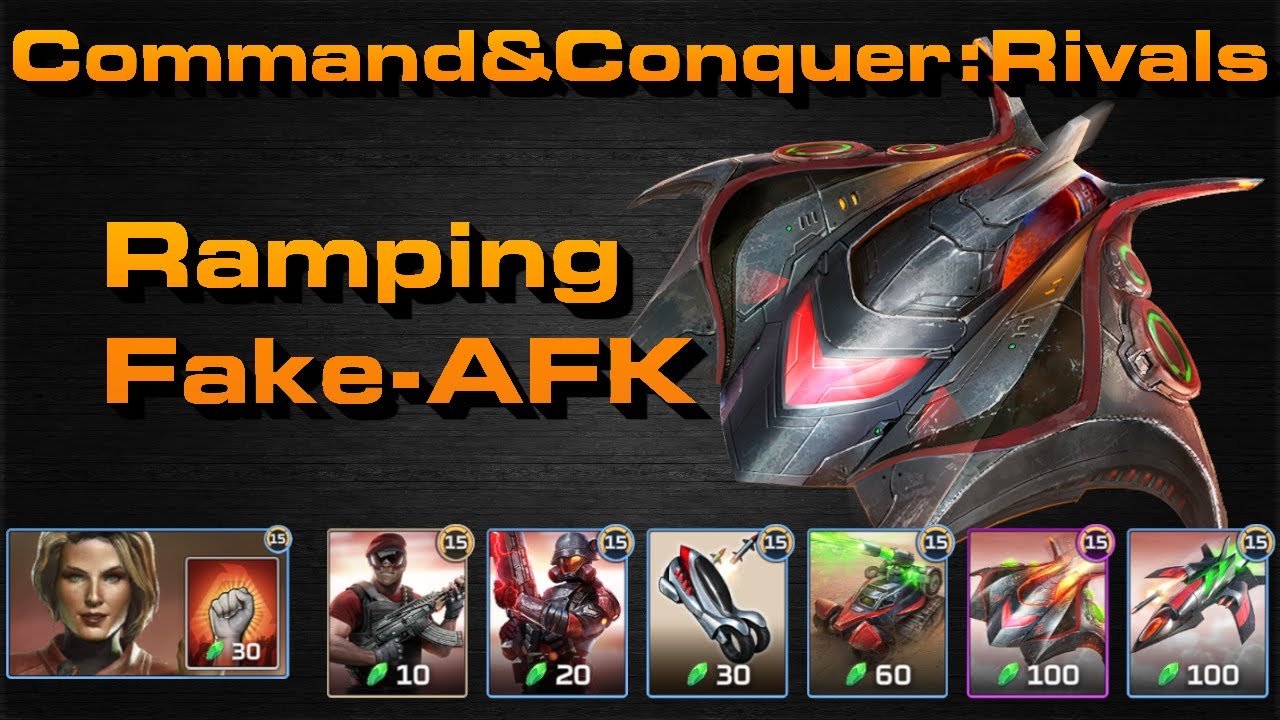C&C Rivals: Ramping Fake-AFK Challenge!