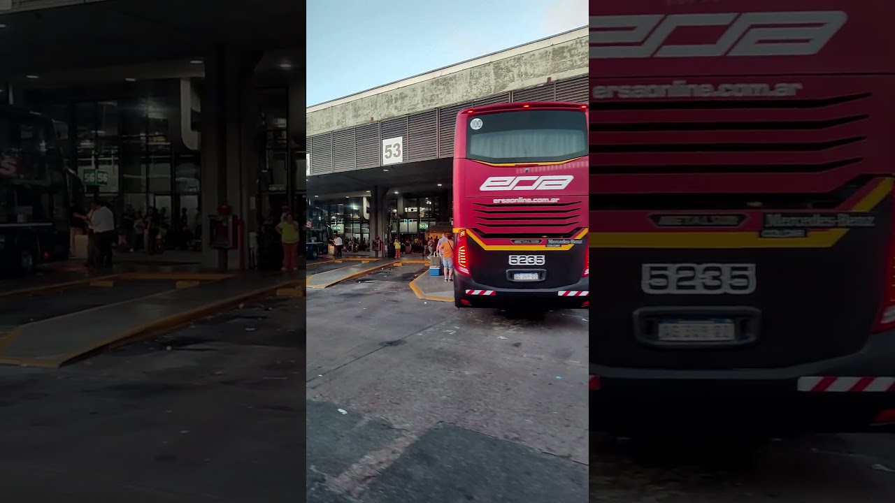 Terminal omnibus de retiro. Salida Micros. #travel #turismo #argentina