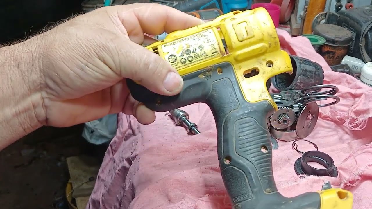 Troca do rolamento do conjunto de engrenagem da parafusadeira dewalt 20v #