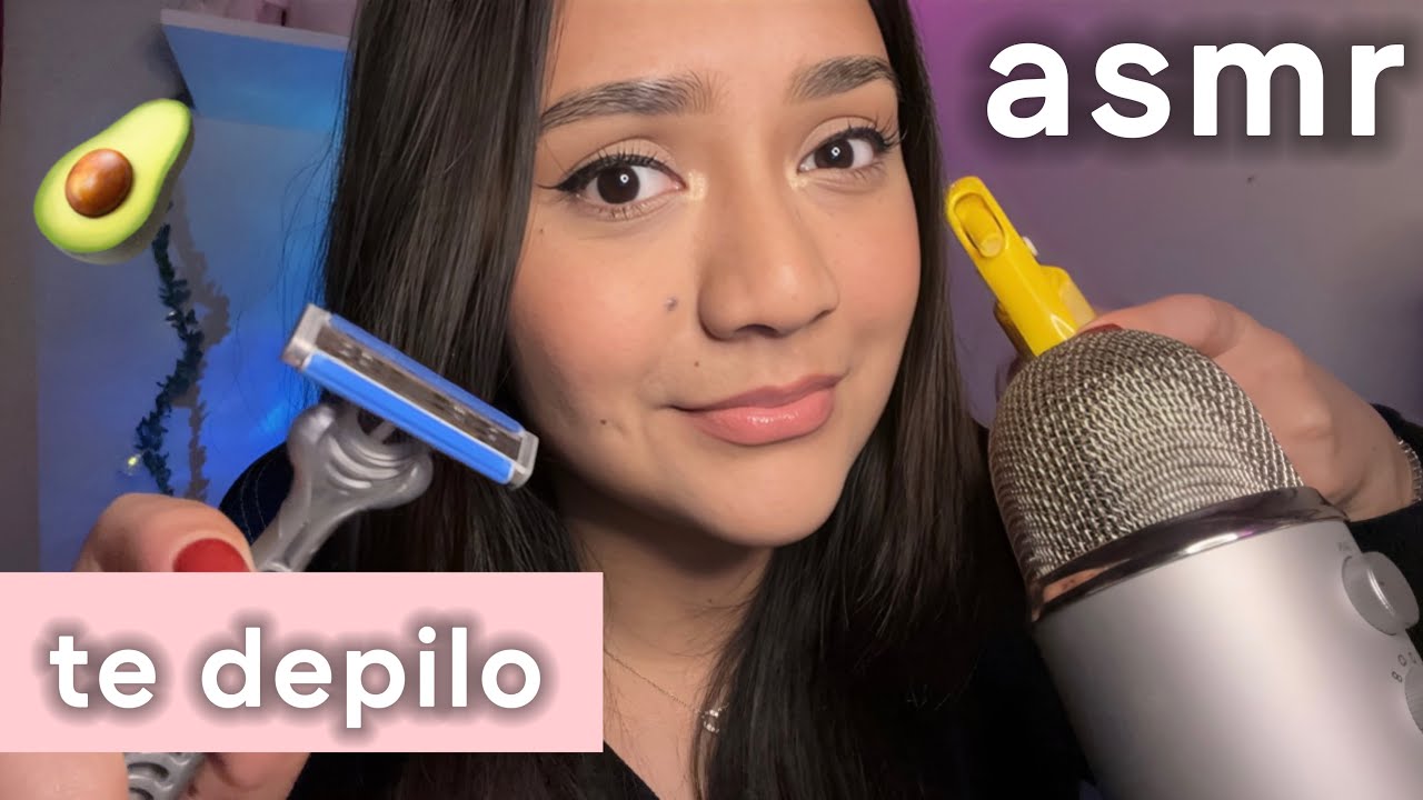 ASMR EN ESPA&Ntilde;OL TE DEPILO TU PUCHAINA 💖 (atenci&oacute;n personal para mujeres)