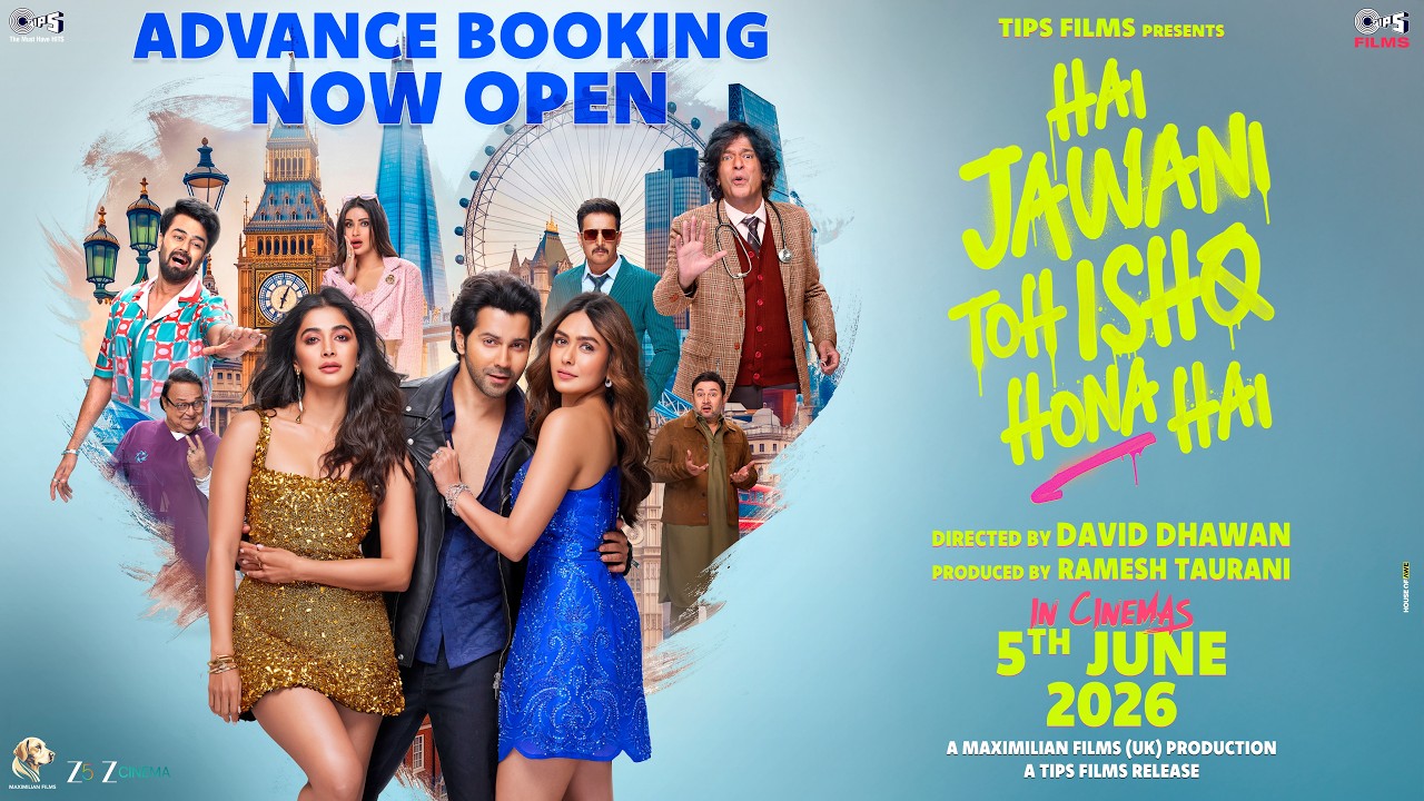 Hai Jawani Toh Ishq Hona Hai | Advance Booking Open Now | Varun Dhawan, Mrunal, Pooja | David Dhawan