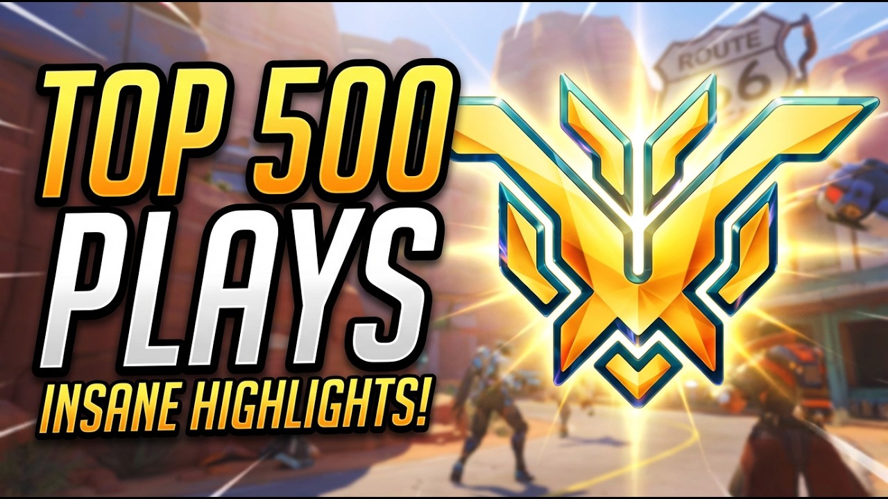 Top 500 Plays the NEW Overwatch Season | High Level Ranked Gameplay