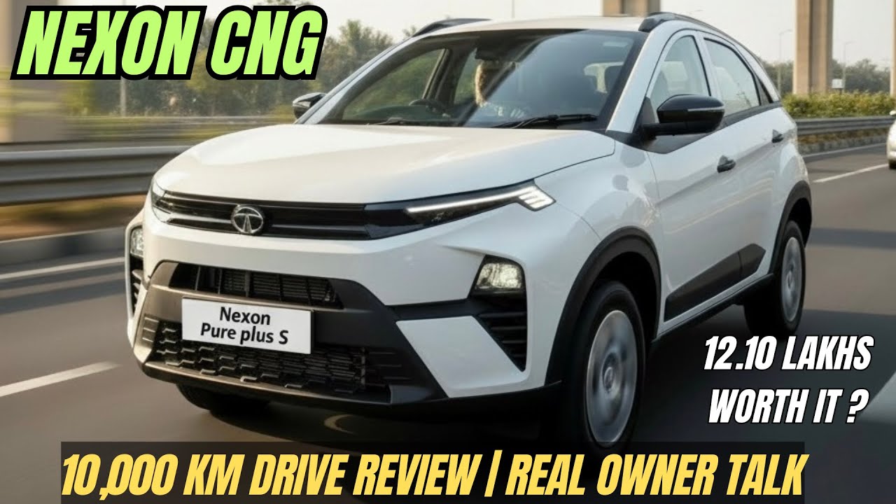 Tata Nexon CNG Review in Detail | Nexon Pure Plus S Variant Explained | Nexon CNG