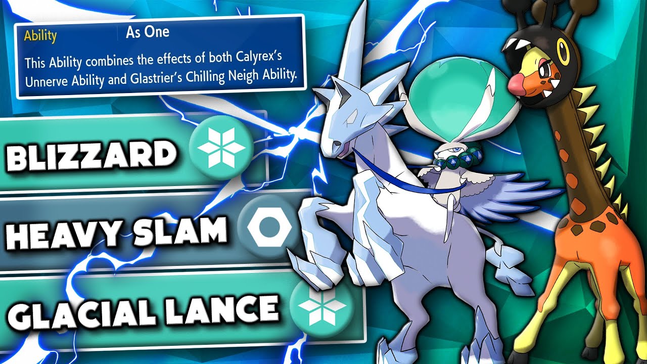 GLACIAL LANCE ICE RIDER CALYREX is the King of Trick Room in Regulation G
