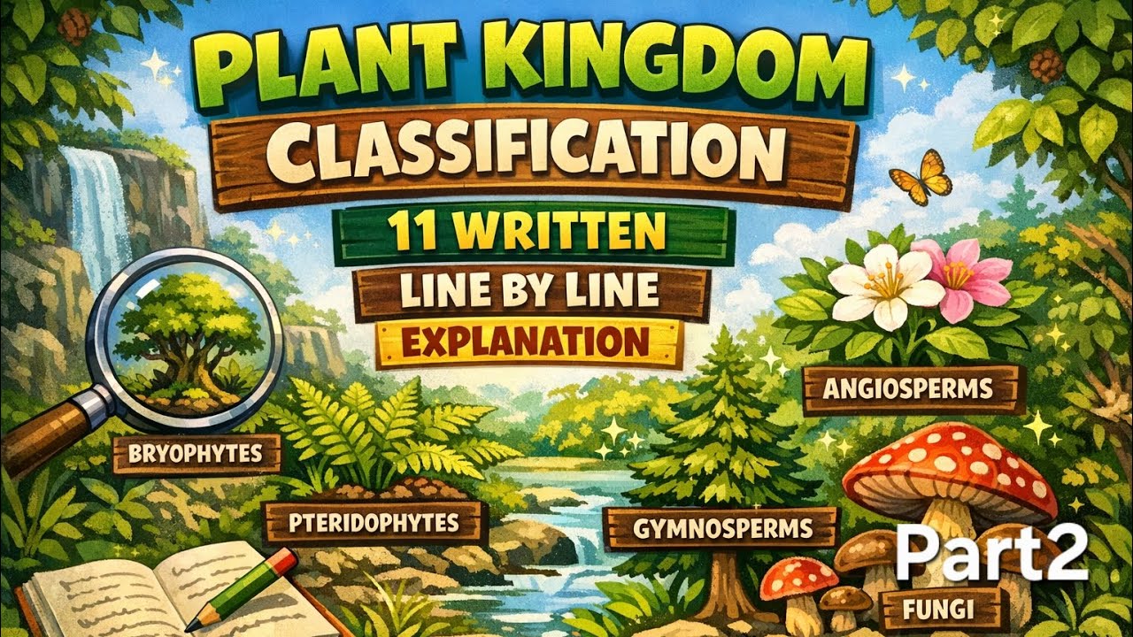Plant Kingdom Part2 | Bryophytes | NCERT Line by Line Explanation | NEET & Boards 