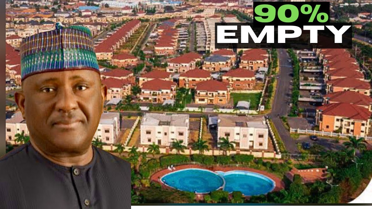 WHY IS THE MOST EXPENSIVE ESTATE IN ABUJA NIGERIA EMPTY AND ABANDONED  🇳🇬 ( bua estate)