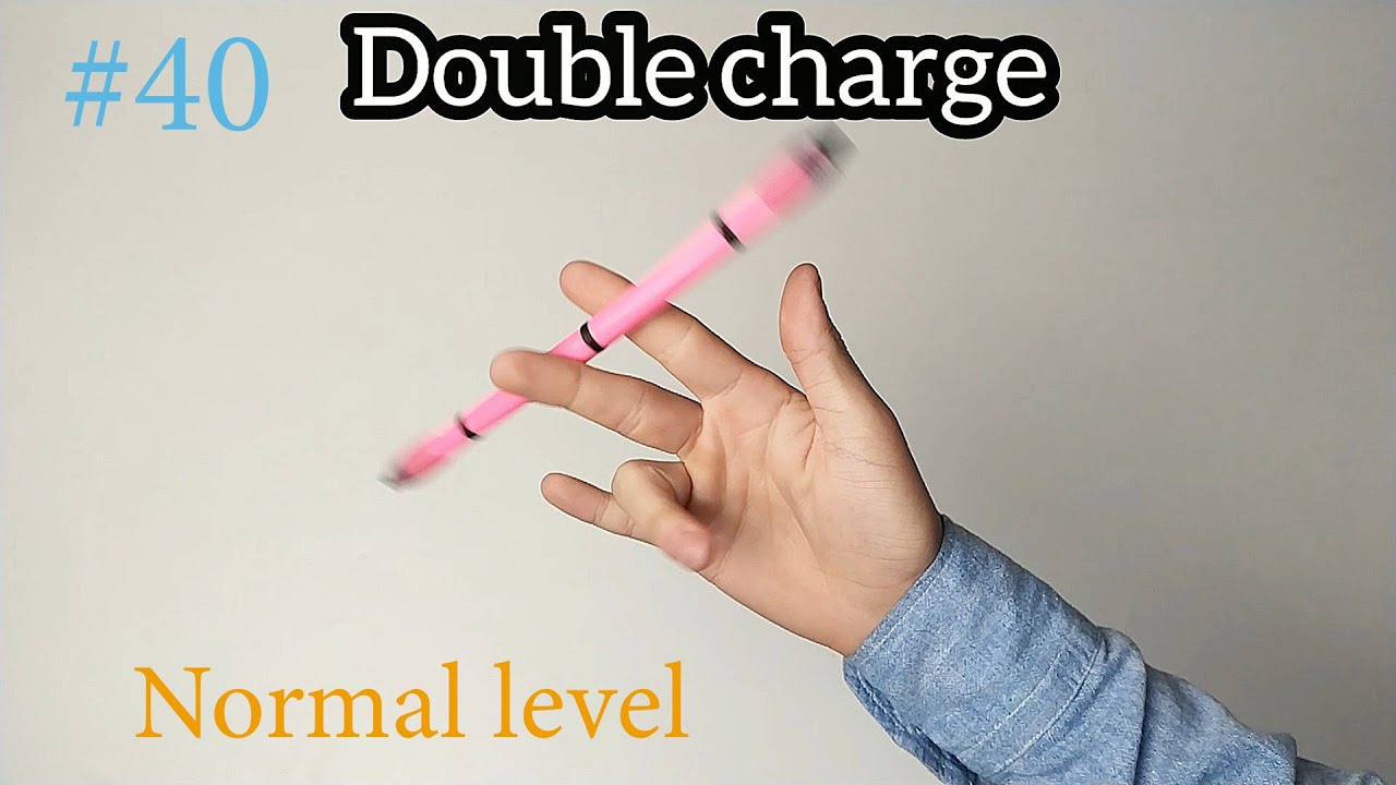 Double charge tutorial. Penspinning tutorial. Обучение трюку. Дабл чардж туториал. Пенспиннинг