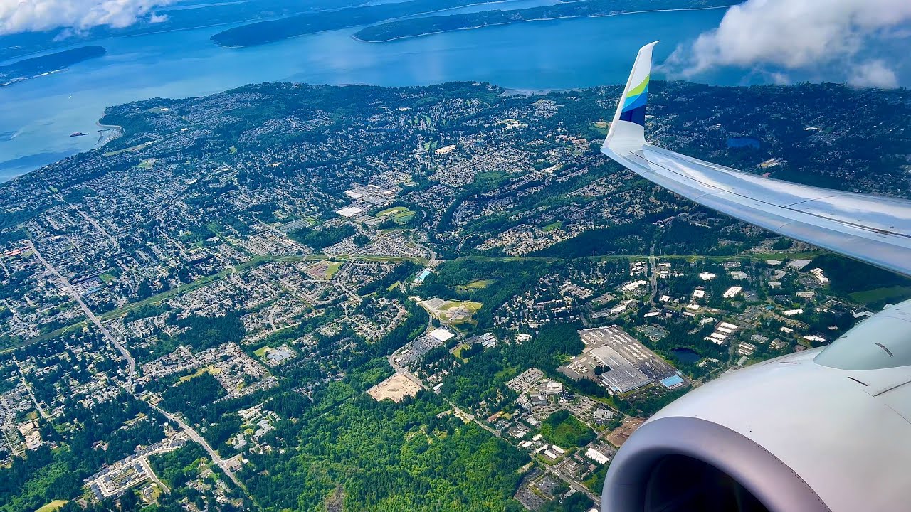 [4K] – Stunning Seattle Takeoff With Engine Buzz – Alaska – Boeing 737-900 – N457AS – SCS Ep. 968
