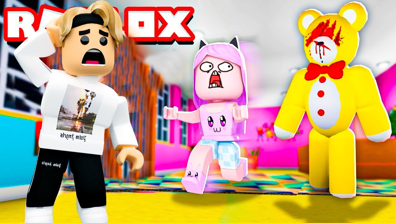ENTKOMME vor dem KILLER TEDDY! (Roblox mit @Robrox)