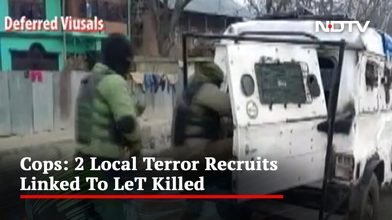 3 Lashkar Terrorists Killed By Security Forces During Kashmir Encounter