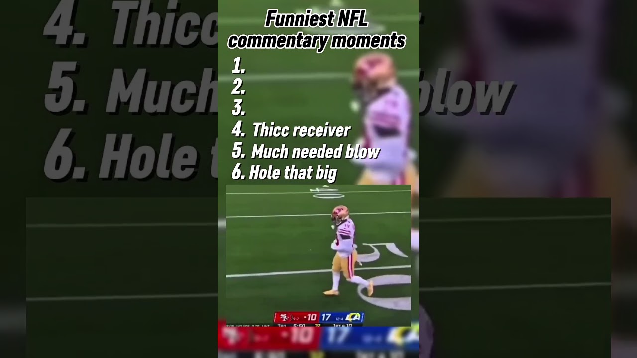 Funniest NFL commentary 🤣