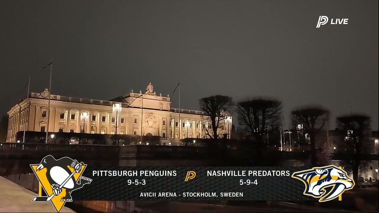NHL Global Series (Швеция): &laquo;Пингвинз&raquo; против &laquo;Предаторз&raquo; (14 ноября 2025 г.)