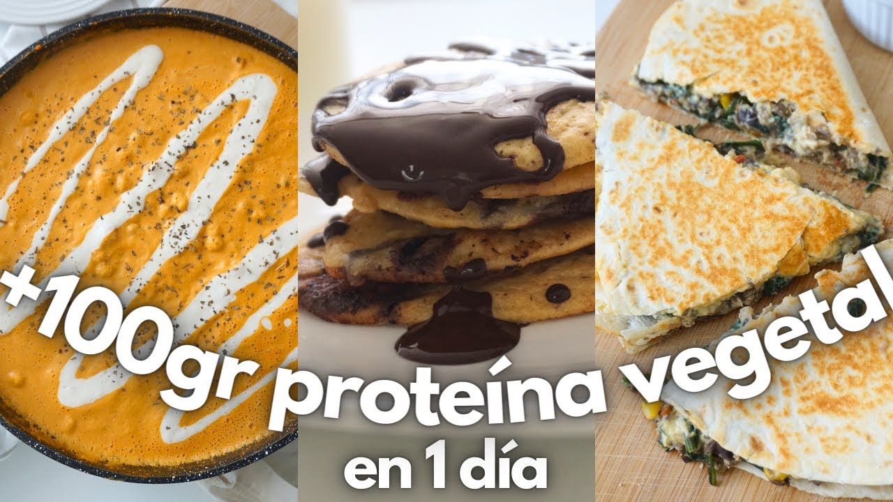 COMIDAS VEGANAS CON MUCHA PROTEÍNA de TikTok 😎🌱 [ recetas fáciles, económicas ]