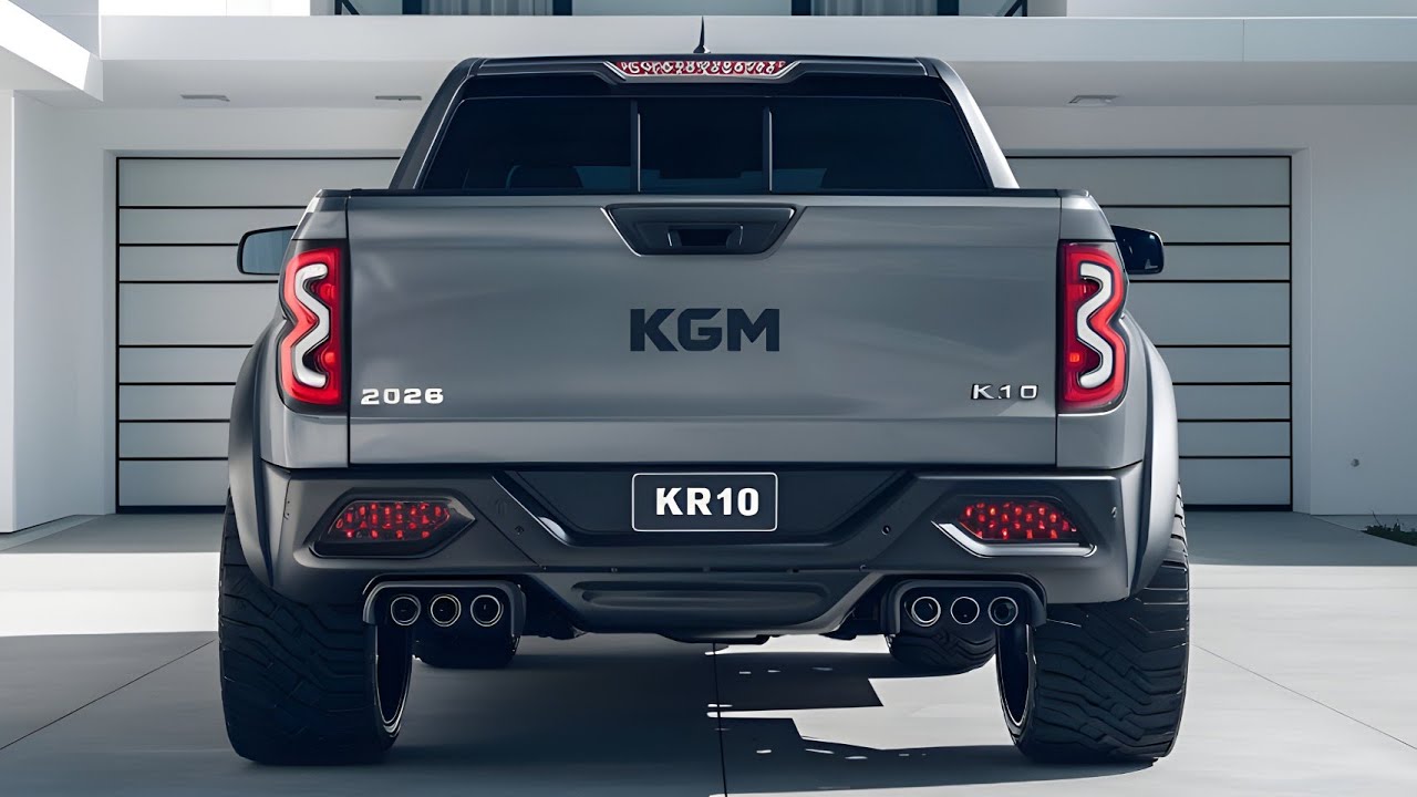 2026 KGM KR10 픽업트럭은 괴물이다! 강력한 파워, 스타일, 그리고 기술의 완벽한 조합!