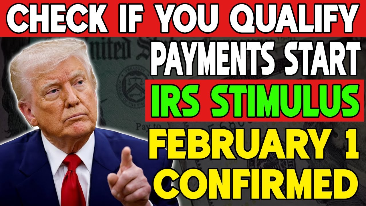 IRS Confirms Stimulus Payments Start Febuary 01 &mdash; Are You Eligible?