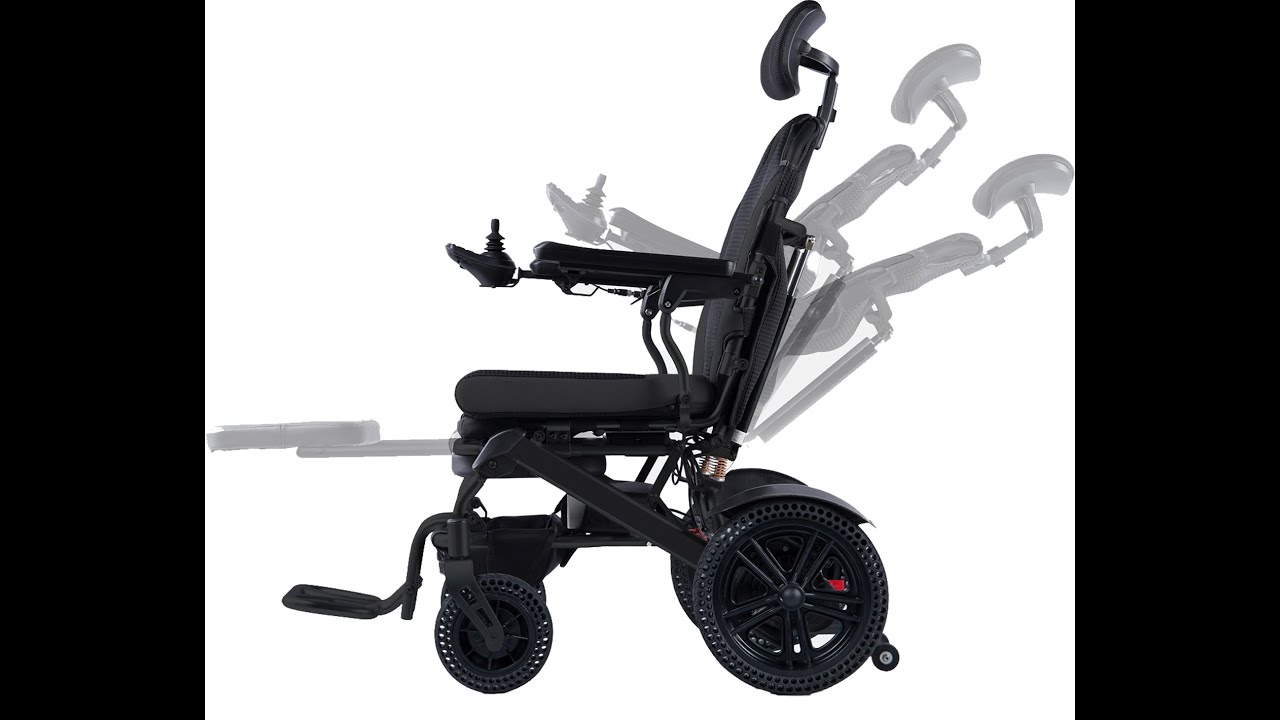 Kili 22 | Silla de ruedas eléctrica ligera, plegable y reclinable | Accessible Madrid