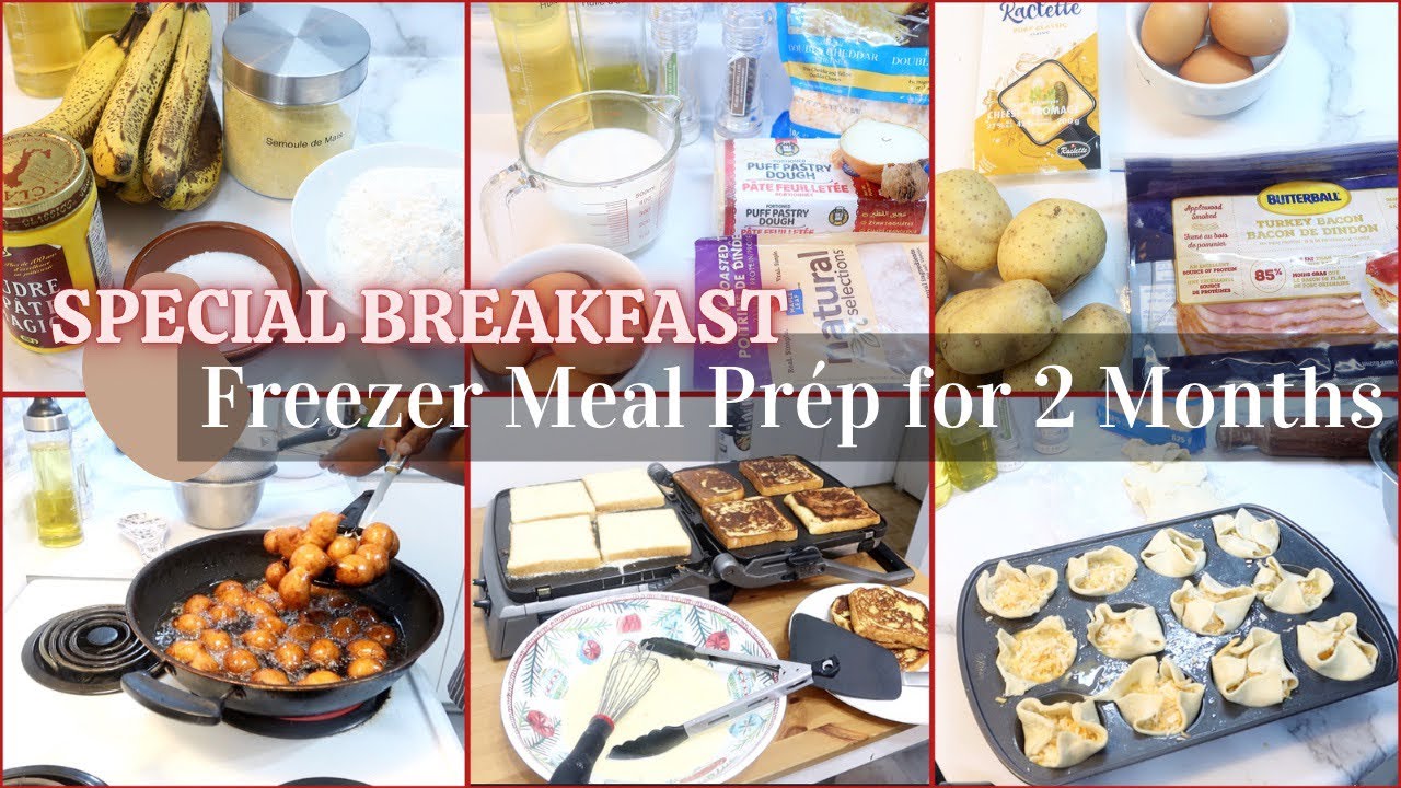 *NEW*MEAL PRÉP SPÉCIAL 05 IDÉES PETITS DÉJEUNERS À CONGELER - ORGANISATION // FREEZE BREAKFAST IDEAS