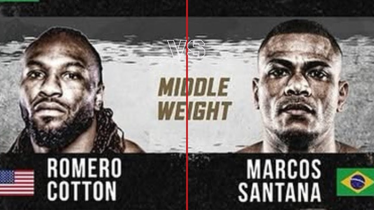 UAE WARRIORS 60 - 🇺🇸 ROMERO COTTON VS 🇧🇷 MARCOS SANTANA