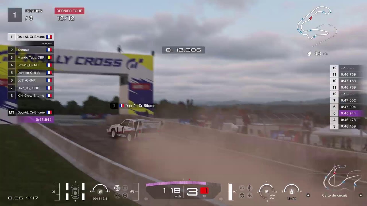 Gran Turismo 7, Courses quotidiennes Dragon-trail Gr4 + Lobby Rallye-Cross.
