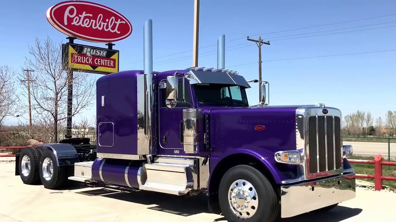 2019 Peterbilt 389 - Plum Crazy Metallic!