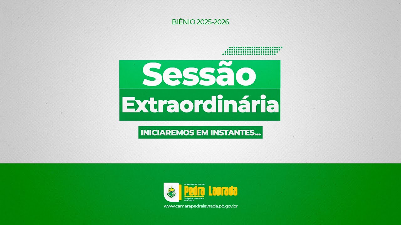 01ª SESSÃO EXTRAORDINÁRIA - 20 DE JANEIRO DE 2026