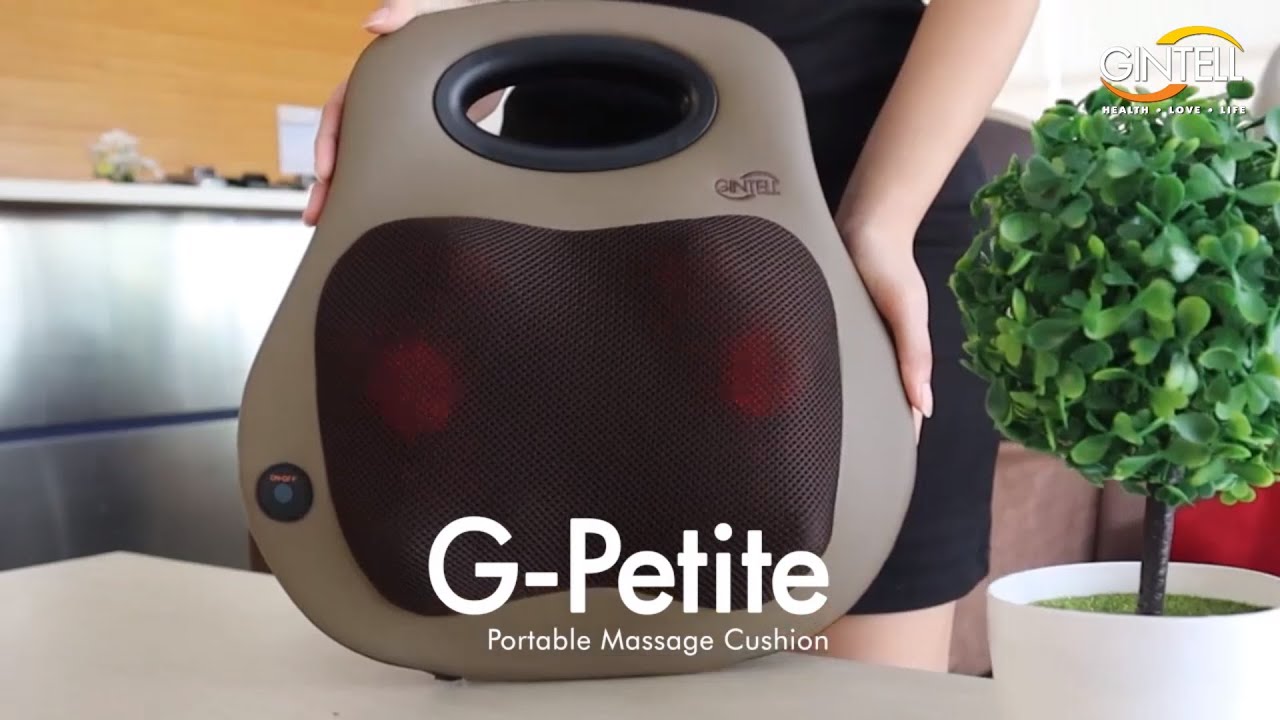 GINTELL G-Petite Portable Massage Cushion | Enjoy Massage Anytime, Anywhere