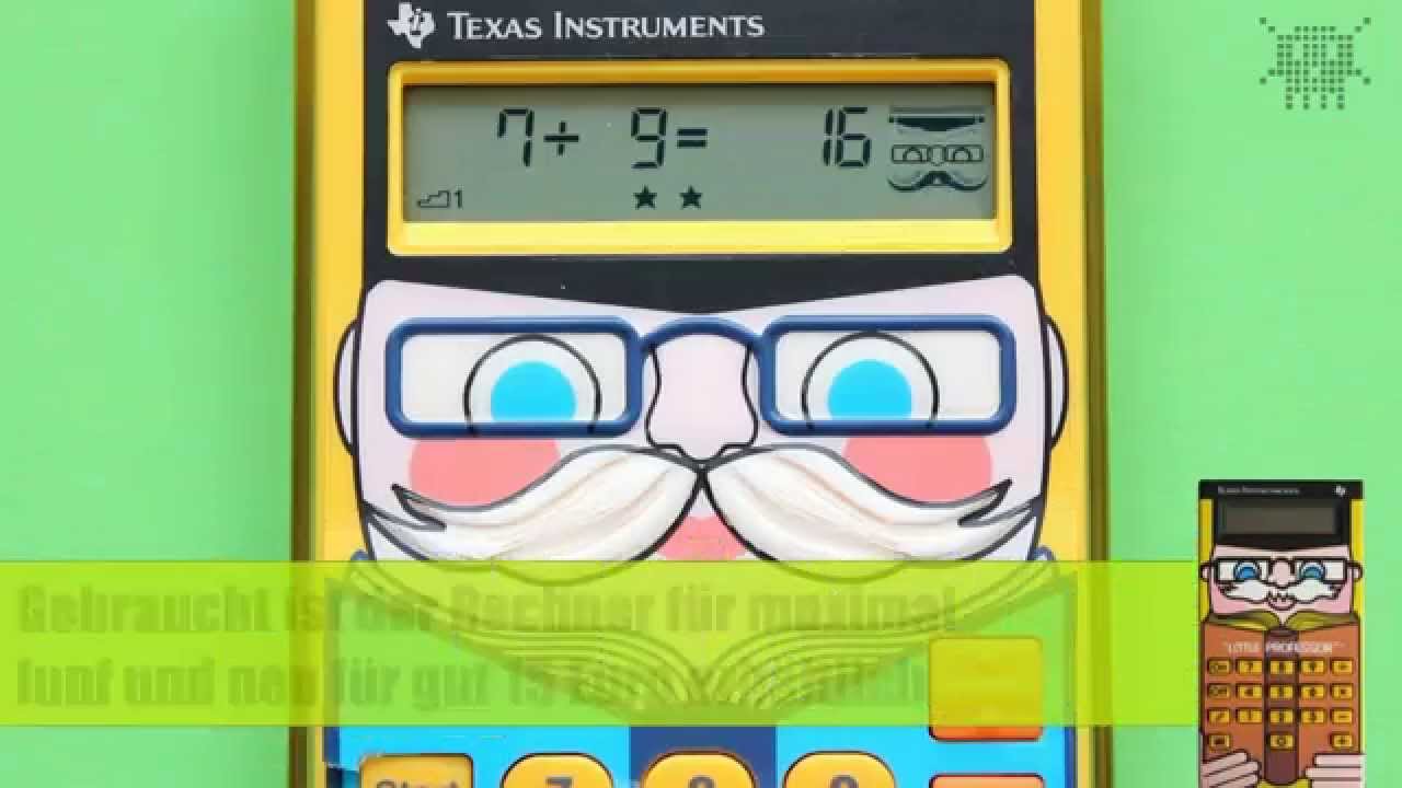LITTLE PROFESSOR von Texas Instruments / PIXELKITSCH