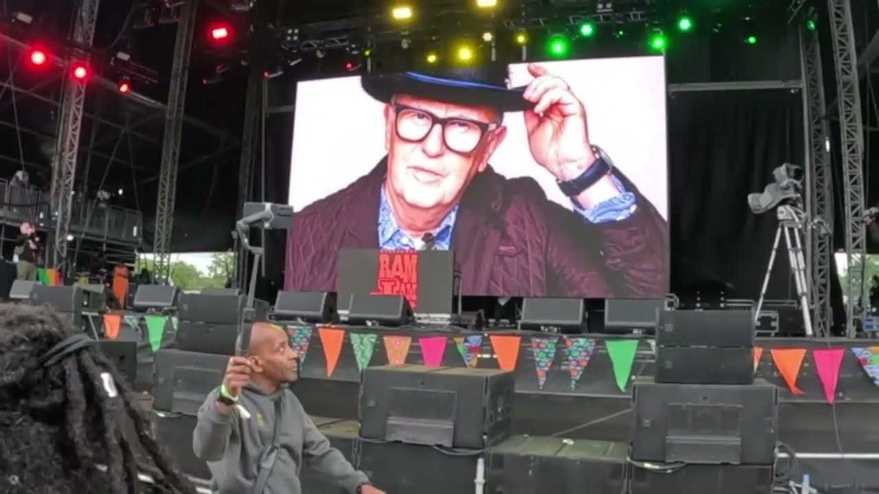 David Rodigan DJ at Lambeth County Show Brockwell Park 2024.